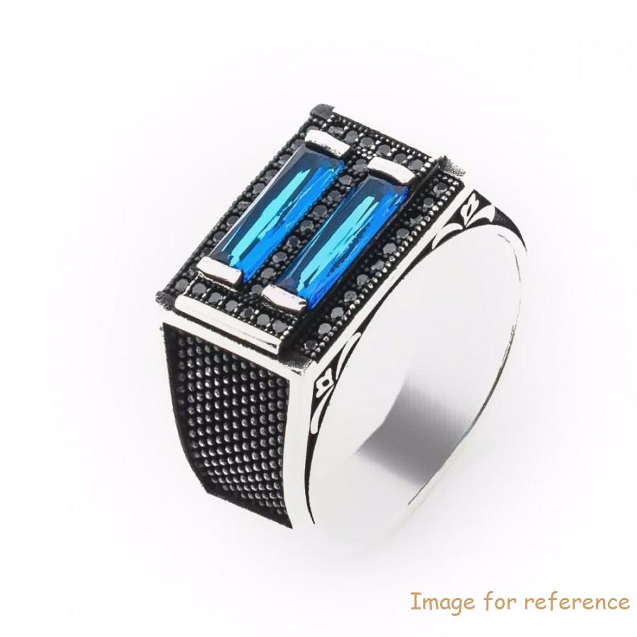 Men's silver ring Design Custom Engraved Jewelry supplier