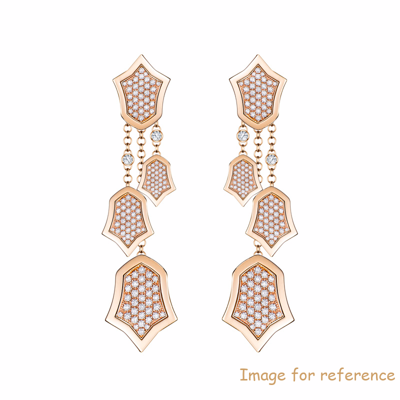 Rose gold earring Sterling Silver Plated Jewelry manufacturer and wholesaler