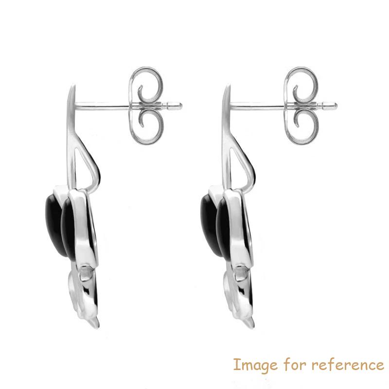 Sterling Silver Stone Butterfly Drop Earrings925 custom made sterling silver manufacturers