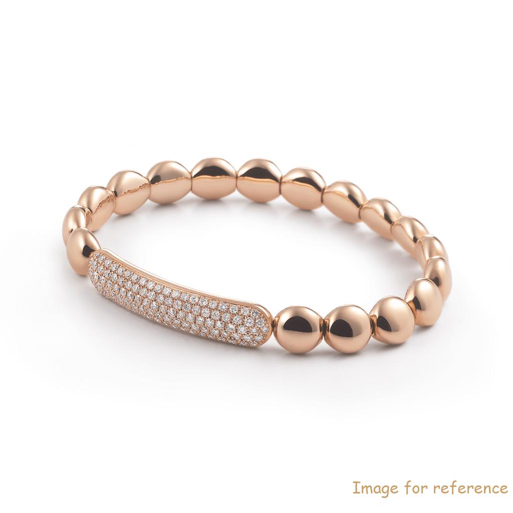 Sterling silver bracelet wholesale custom gold plating jewelry and pink-gold plating supplier