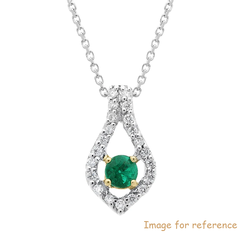 White Gold Plated CZ Necklace Wholesale Custom Silver Jewelry Supplier