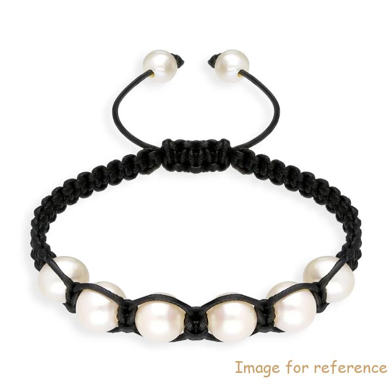 White Pearl Bracelet Customized design 925 perhiasan perak sterling