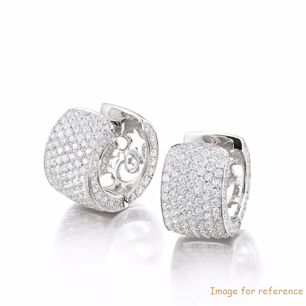 Wholesale Silver Jewelry Supplier 925 Sterling Silver CZ Earrings OEM