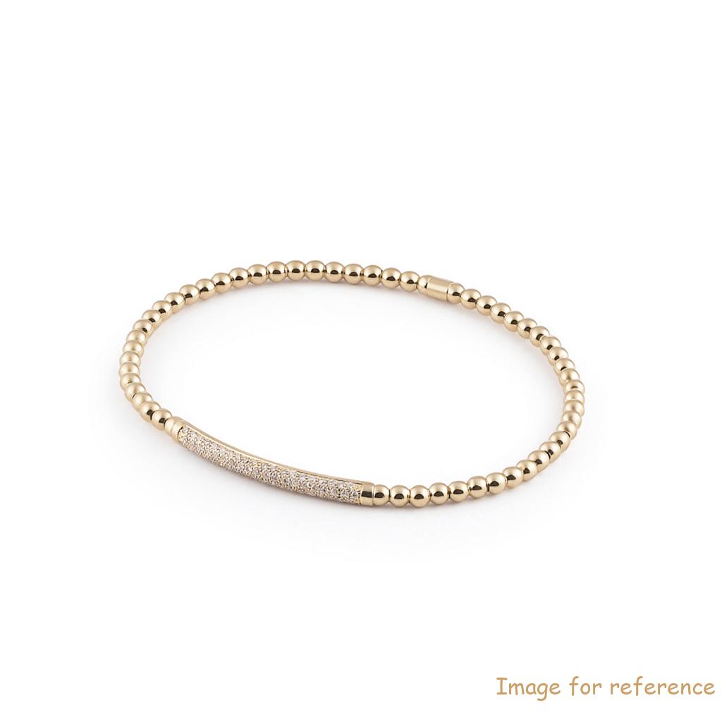Wholesale custom yellow gold plated silver bracelet OEM supplier