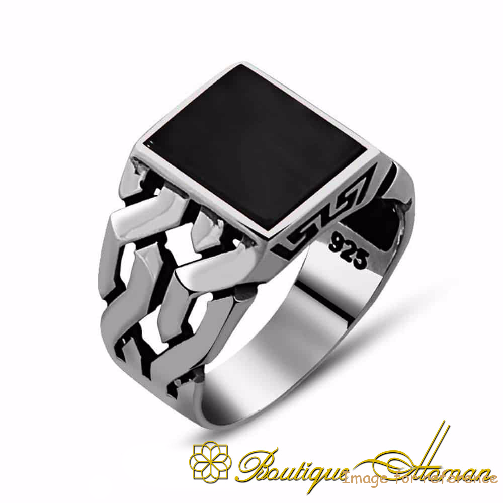 Wholesaler Men Custom Jewelry 925 Sterling Silver ring