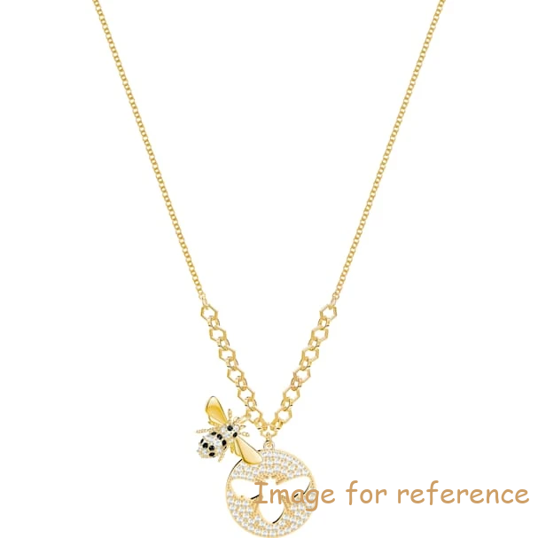 Yellow Gold Plated silver Bee Necklace custom design supplier