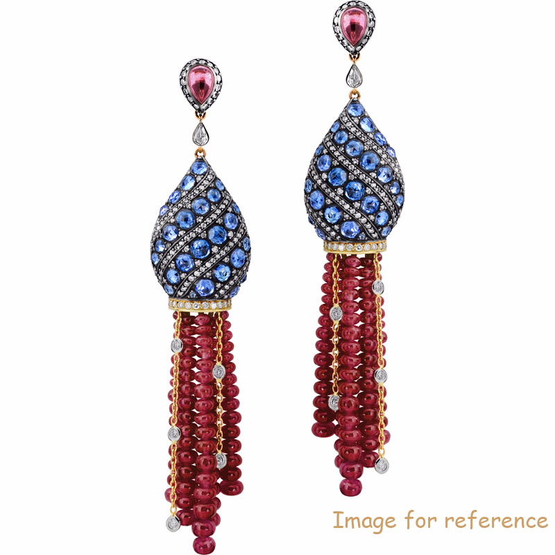 custom design CZ silver earrings supplier wholesaler