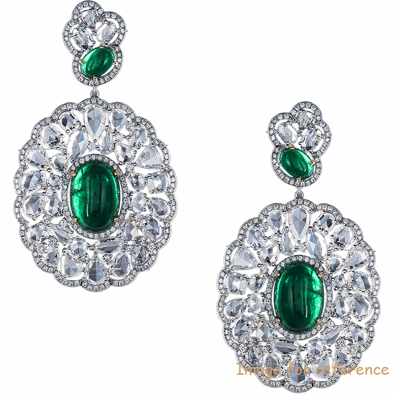 earrings in CZ sterling silver wholesale jewelry supplies