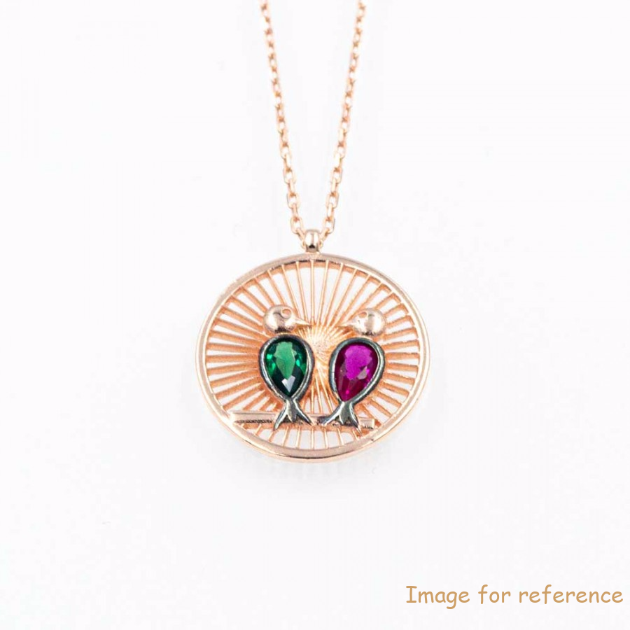 silver necklace Custom made rose gold plated silver jewelry supplier and wholesaler