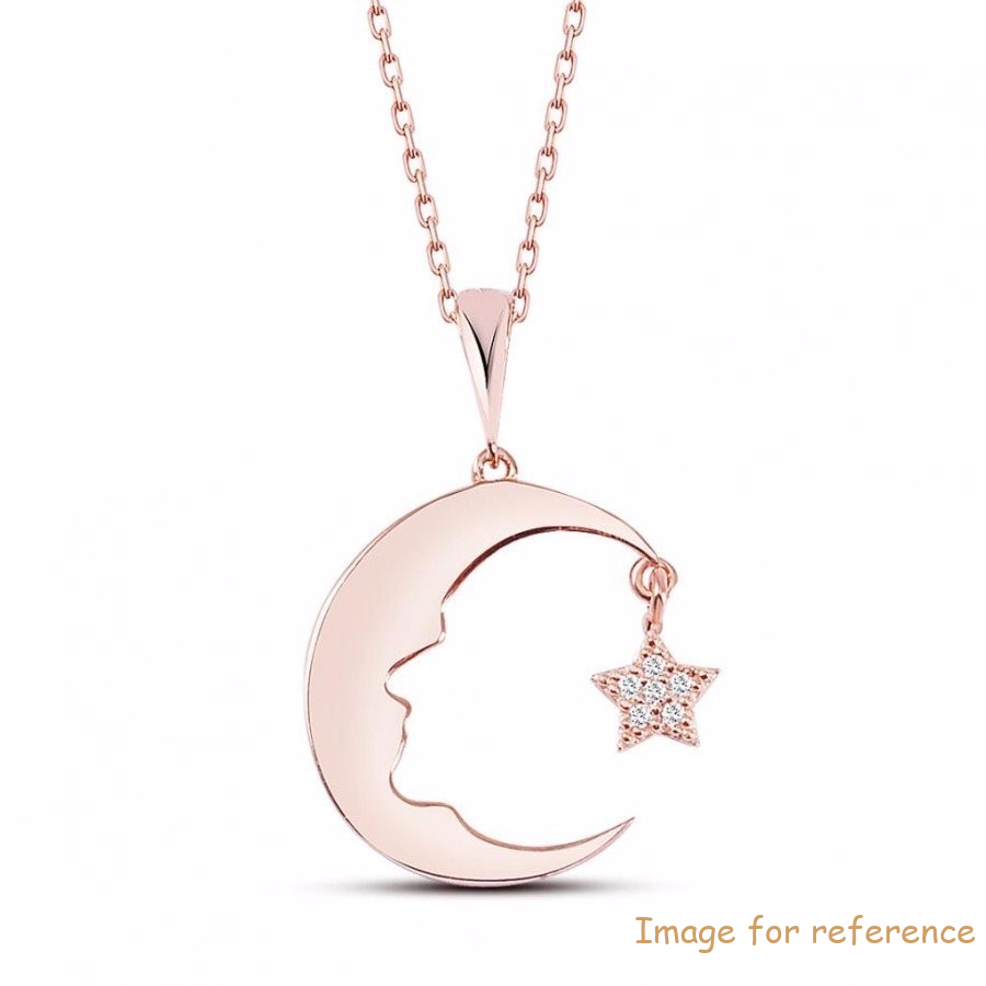 sterling silver necklace custom pink gold plated silver jewelry supplier and wholesaler