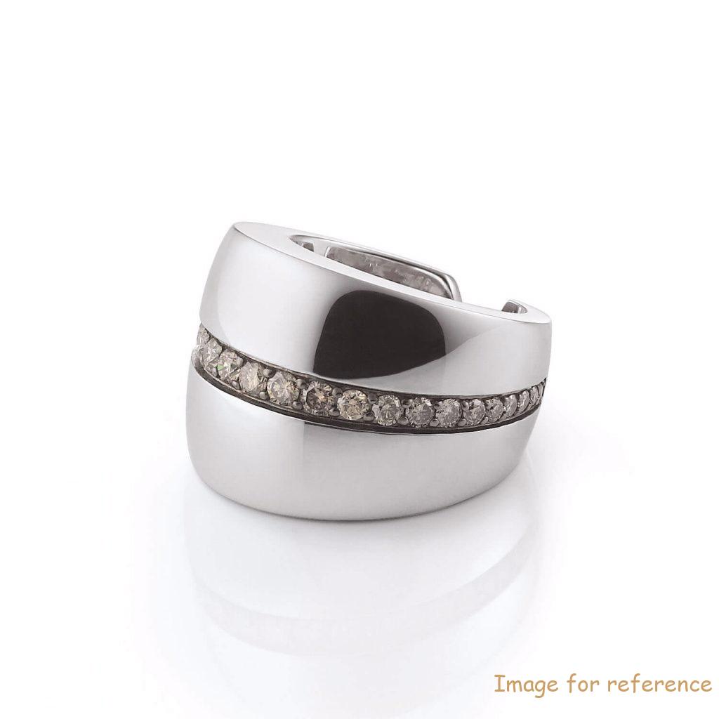 white gold plated 925 sterling silver ring wholesale custom OEM manufacturer