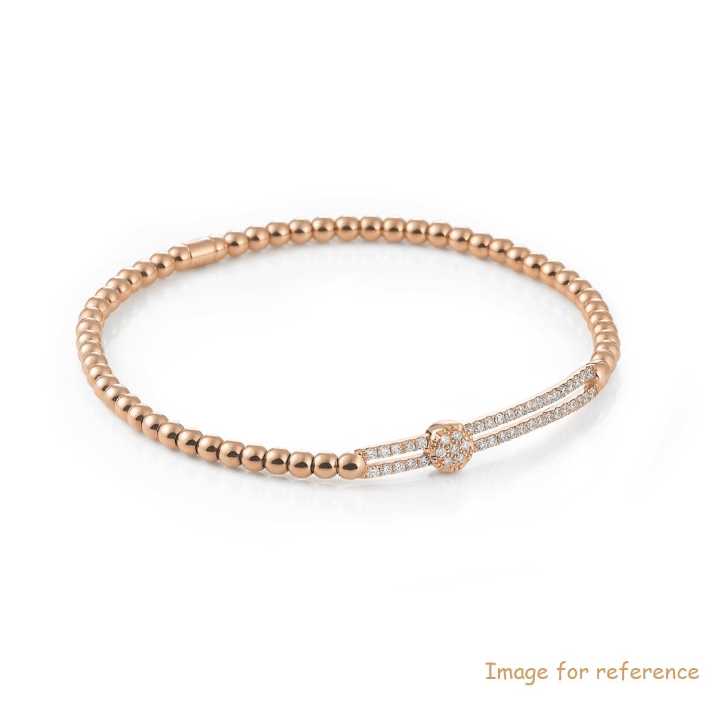 wholesale Custom 925 Sterling Silver rose gold bracelet Jewelry maker China