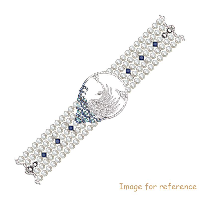 Austria Pear silver necklace cubic zirconia necklace custom wholesale manufaturer