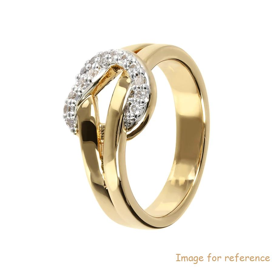 Belgium sterling silver 925 18k plated ring cubic zirconia ring custom wholesale manufaturer