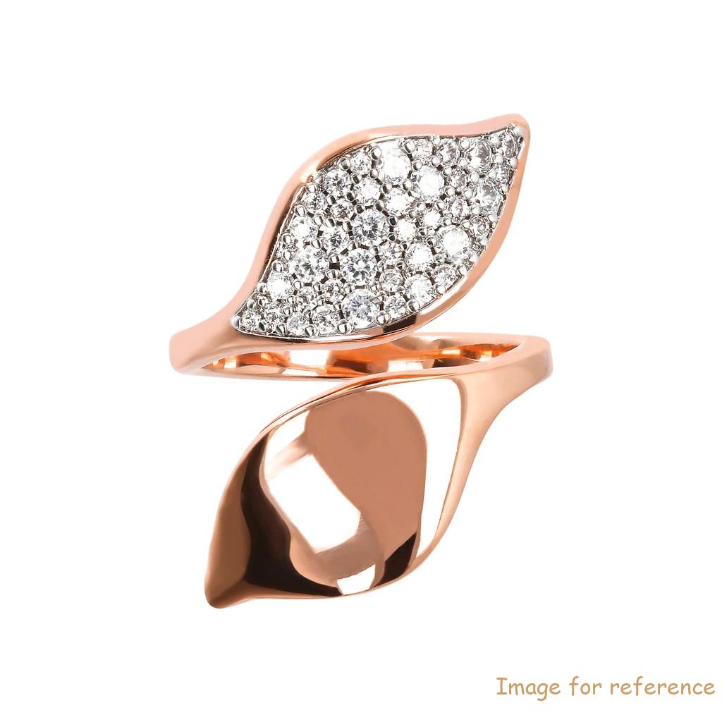 Custom England ring in 18K Rosè Gold Plating Cubic Zirconia silver jewelry supplier and wholesaler