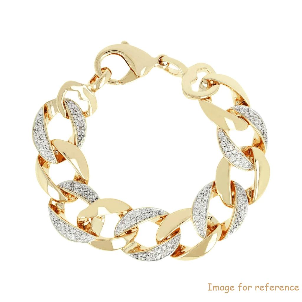 Custom Germany bracelet Yellow gold plated sterling silver bangle design custom fine jewelry wholesaler suppliers