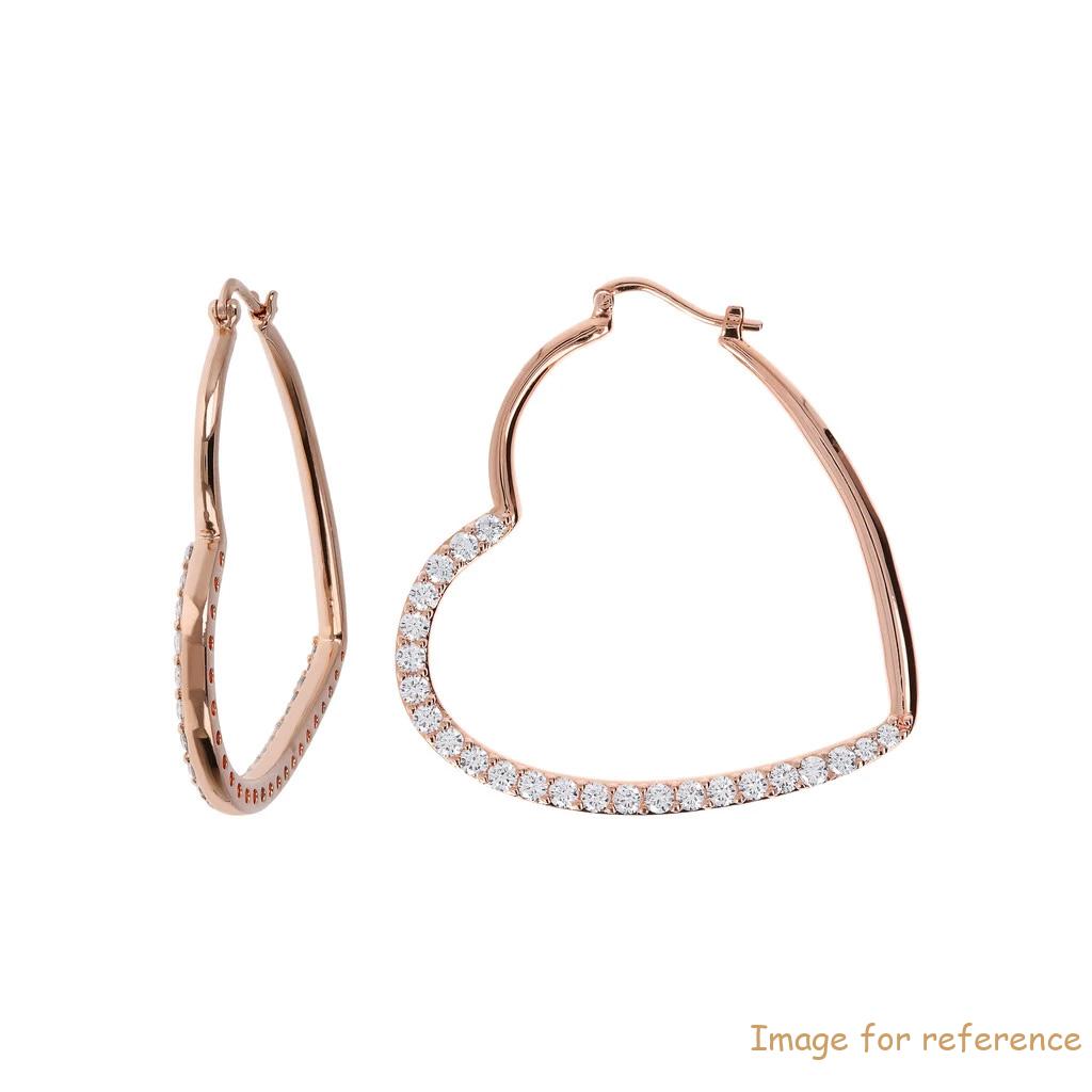 Custom Germany earrings Cubic Zirconia earrings in rose gold design custom fashion 925 silver jewelry wholesaler suppliers