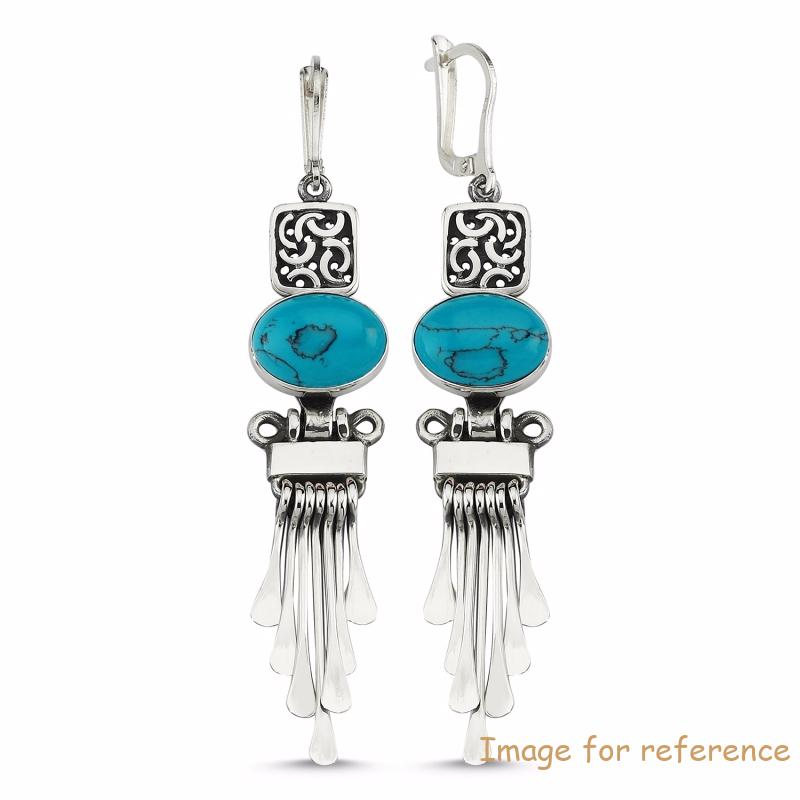 Custom Russian earrings Wholesale 925 Sterling Silver Cubic Zirconia jewerly manufacturer