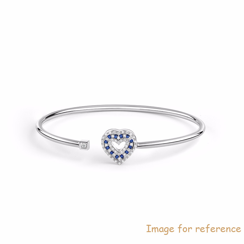 Custom White gold filled 925 bracelet design wholesale men women Italian silver jewelry