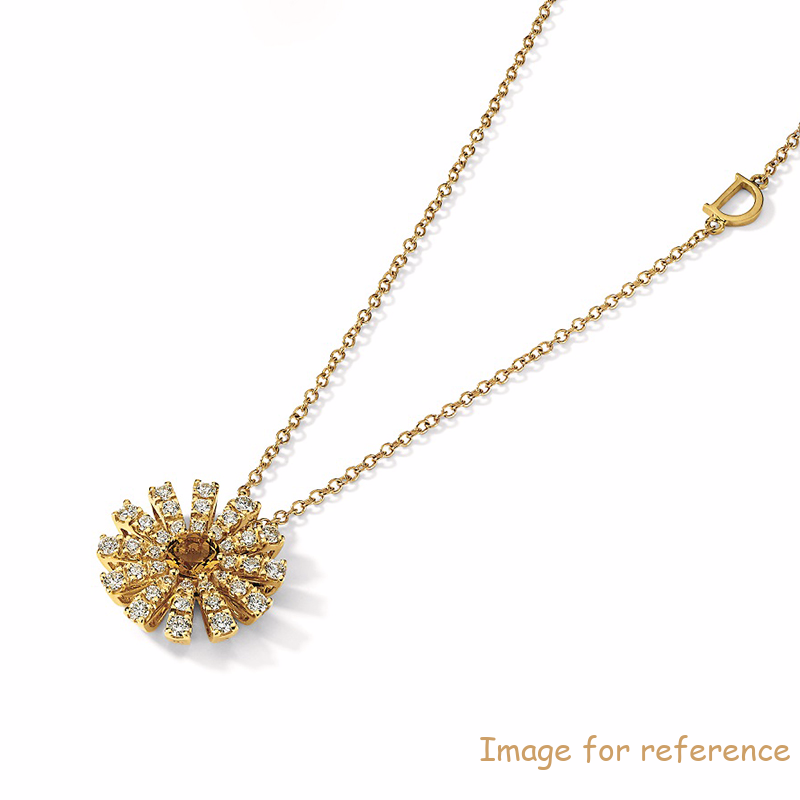 Custom Yellow gold plated CZ necklace design wholesale Italian Mens Womens Jewelry