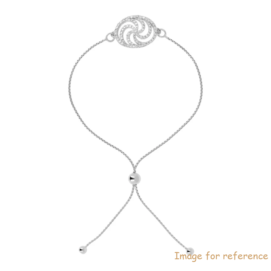 Gustom Germany white gold 925 silver bracelet design your own bracelet jewelry