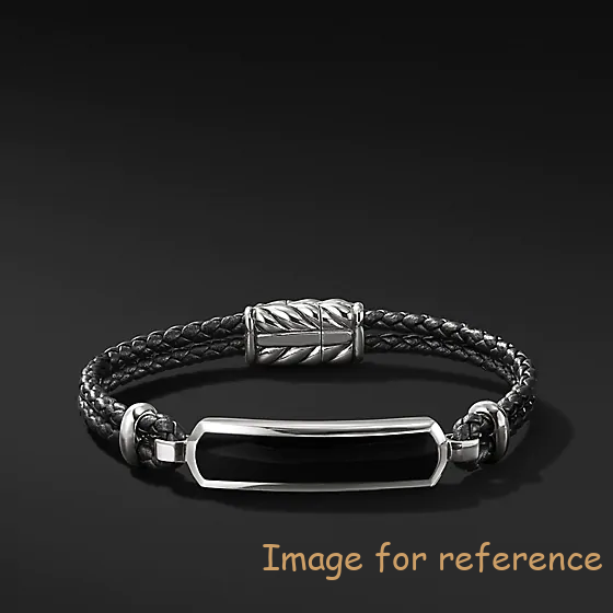 Russia sterling silver 925 mens bracelet custom wholesaler