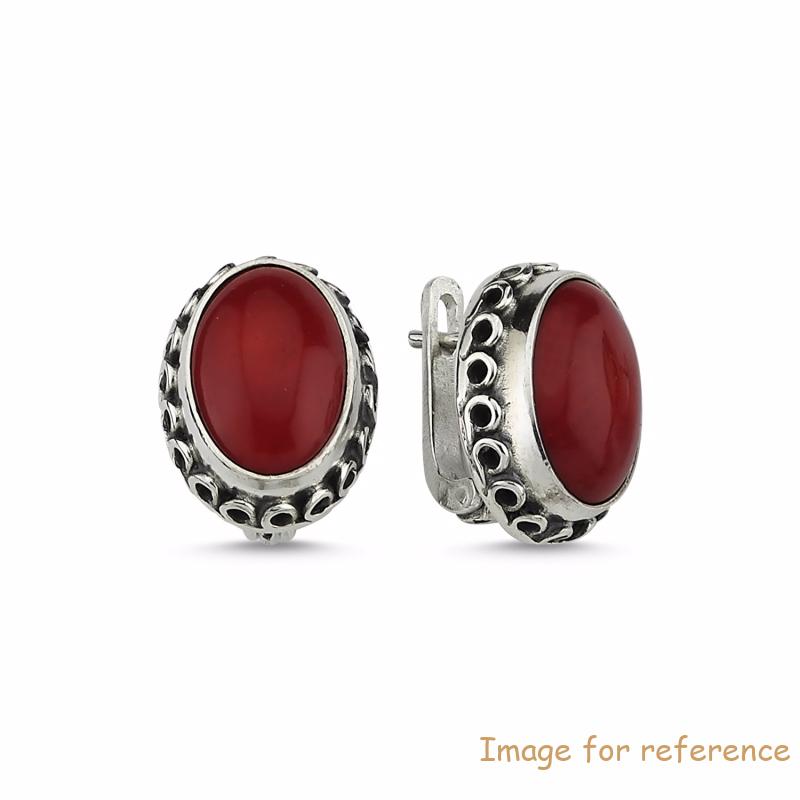 Russian Custom made CZ silver earrings in 925 sterling silver rhodium gold plated silver jewelry supplier and wholesaler