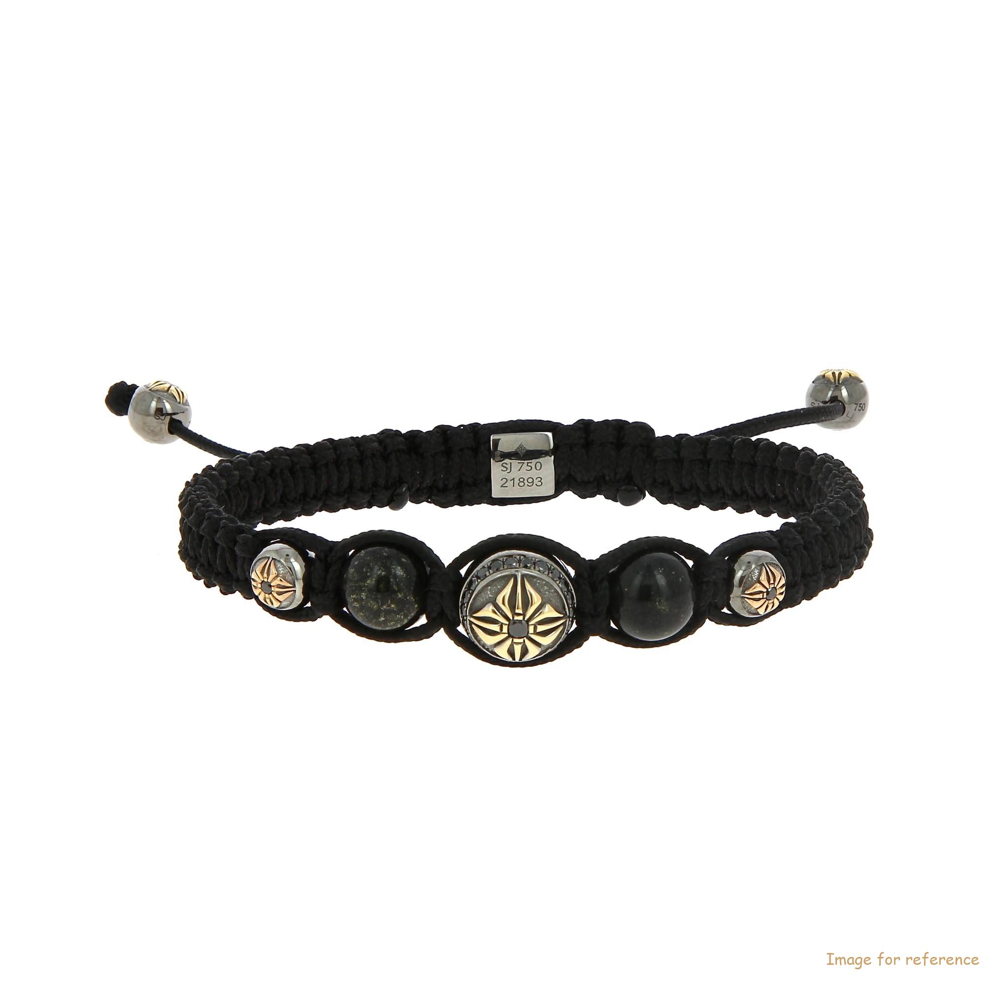 18K Pink gold plated bracelet for men make custom designed jewelry