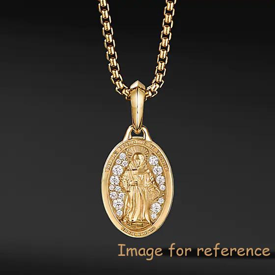 18k χρυσό προσαρμοσμένο μενταγιόν εκλεκτών κοσμημάτων