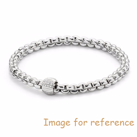 18k white gold bracelet Custom made GAI diamond fine jewelry OEM ...