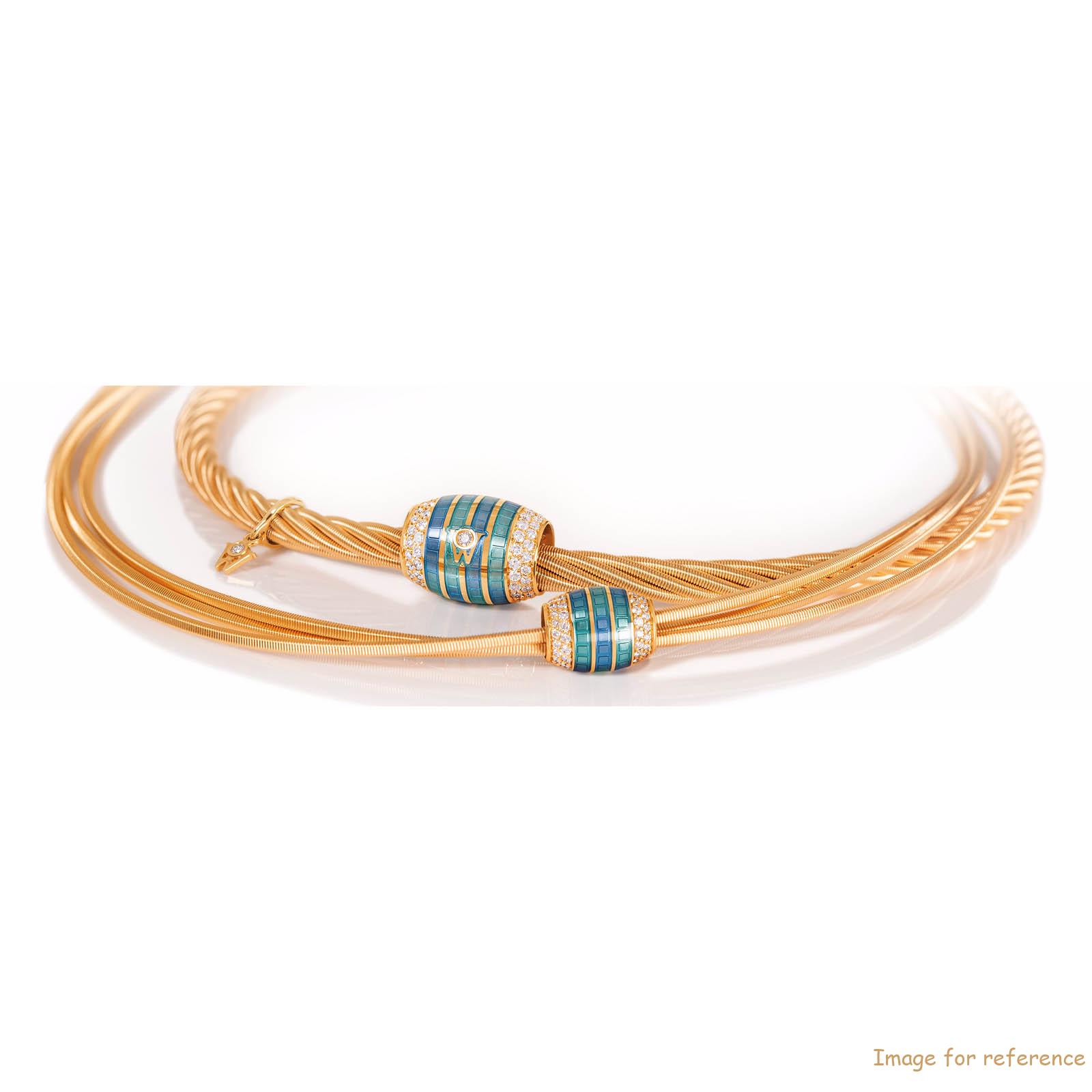 18k yellow gold bracelet Design Custom Made Fine Jewelry manufacturer