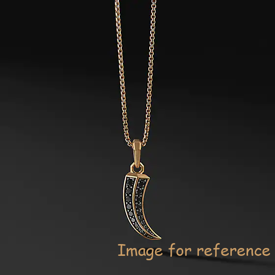 18k yellow gold pendant Design Custom Made Fine Jewelry