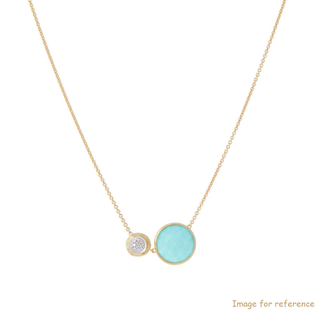20 years OEM 18k Two-Stone Necklace, Turquoise Diamonds silver supplier