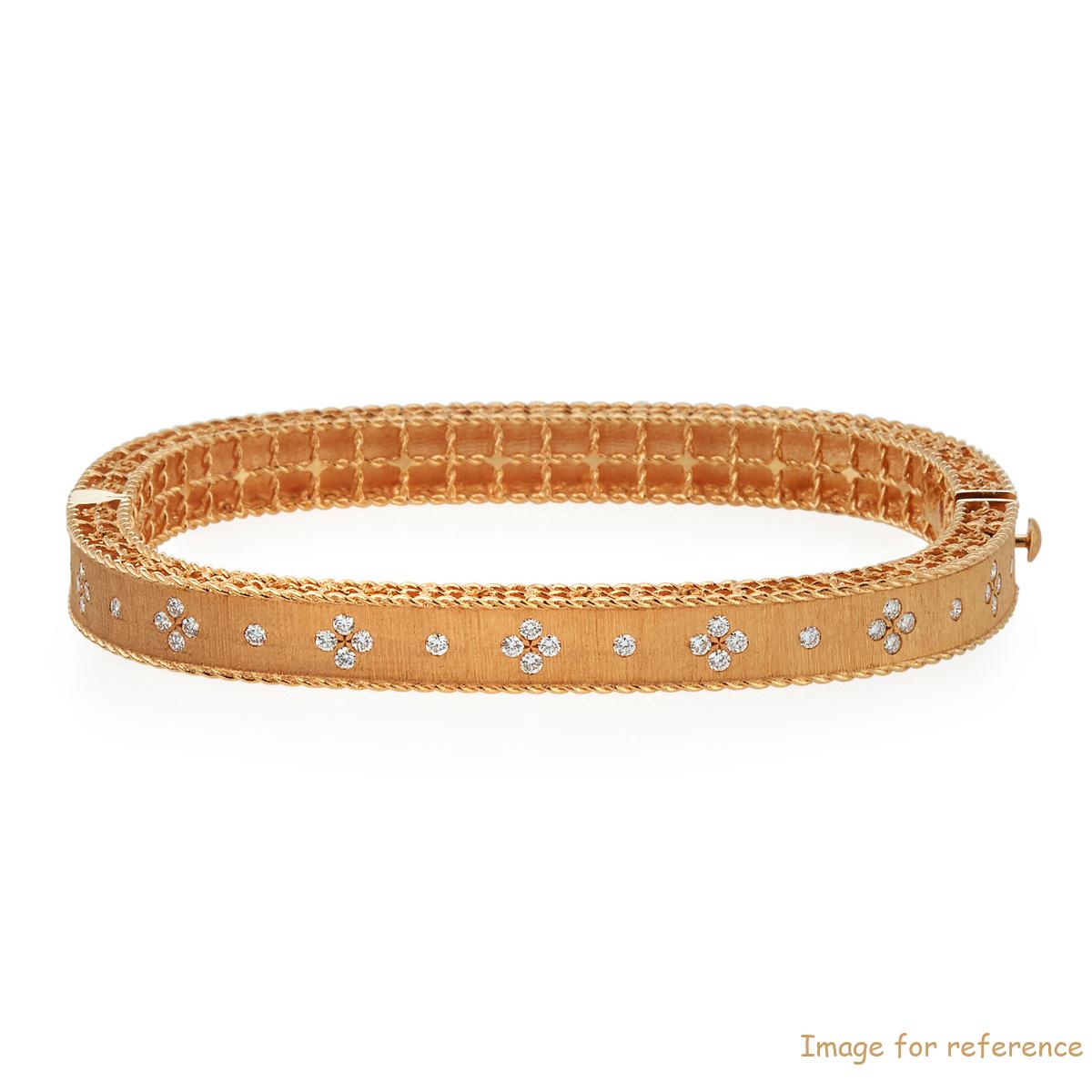 20 years experience in custom 18K Rose Gold vermail silver Narrow Bangle