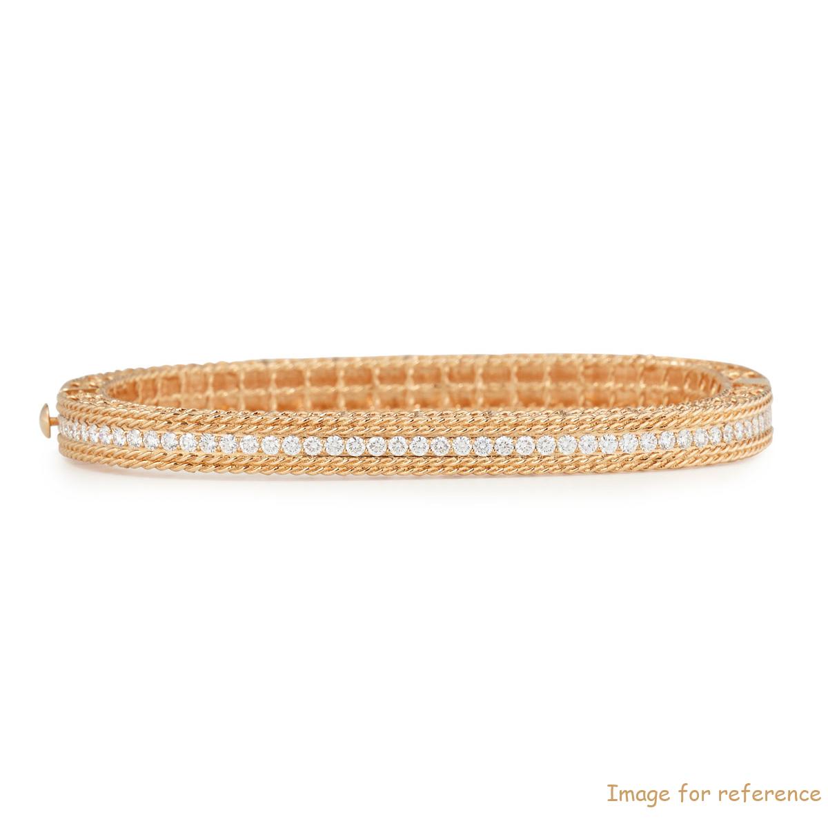 Custom 18K Rose Gold vermail 925 silver Bangle jewelry designer