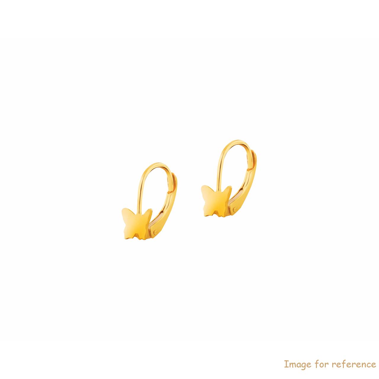 Custom 18K Yellow Gold Earrings Exclusively Designed for You Custom 18K Yellow Gold Earrings Exclusively Designed for You