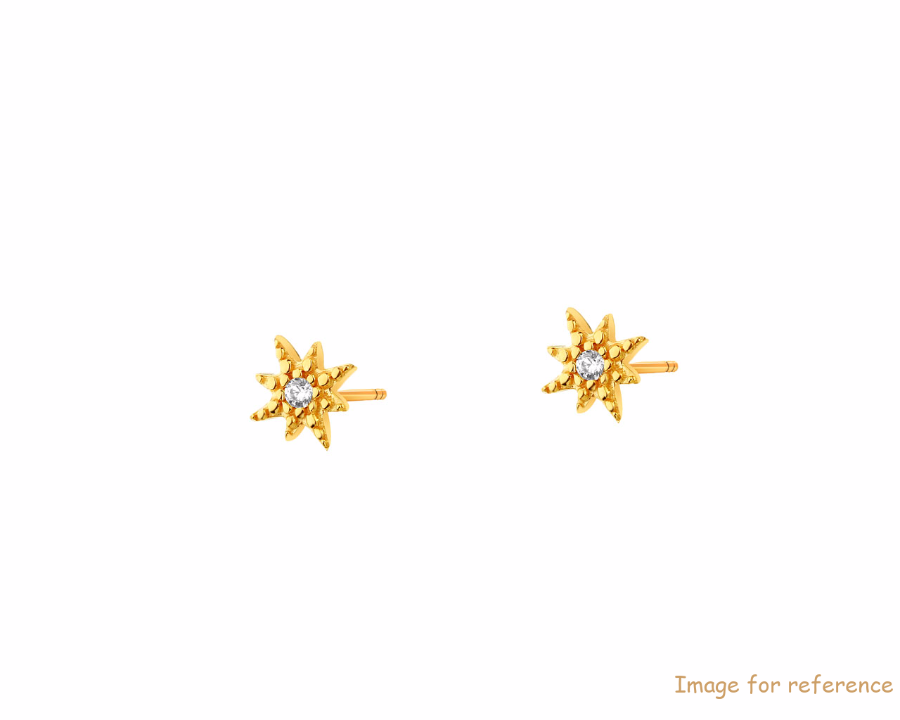 Custom Yellow Gold Earrings with Cubic Zirconia women fine jewelry supplier Custom Yellow Gold Earrings with Cubic Zirconia women fine jewelry supplier