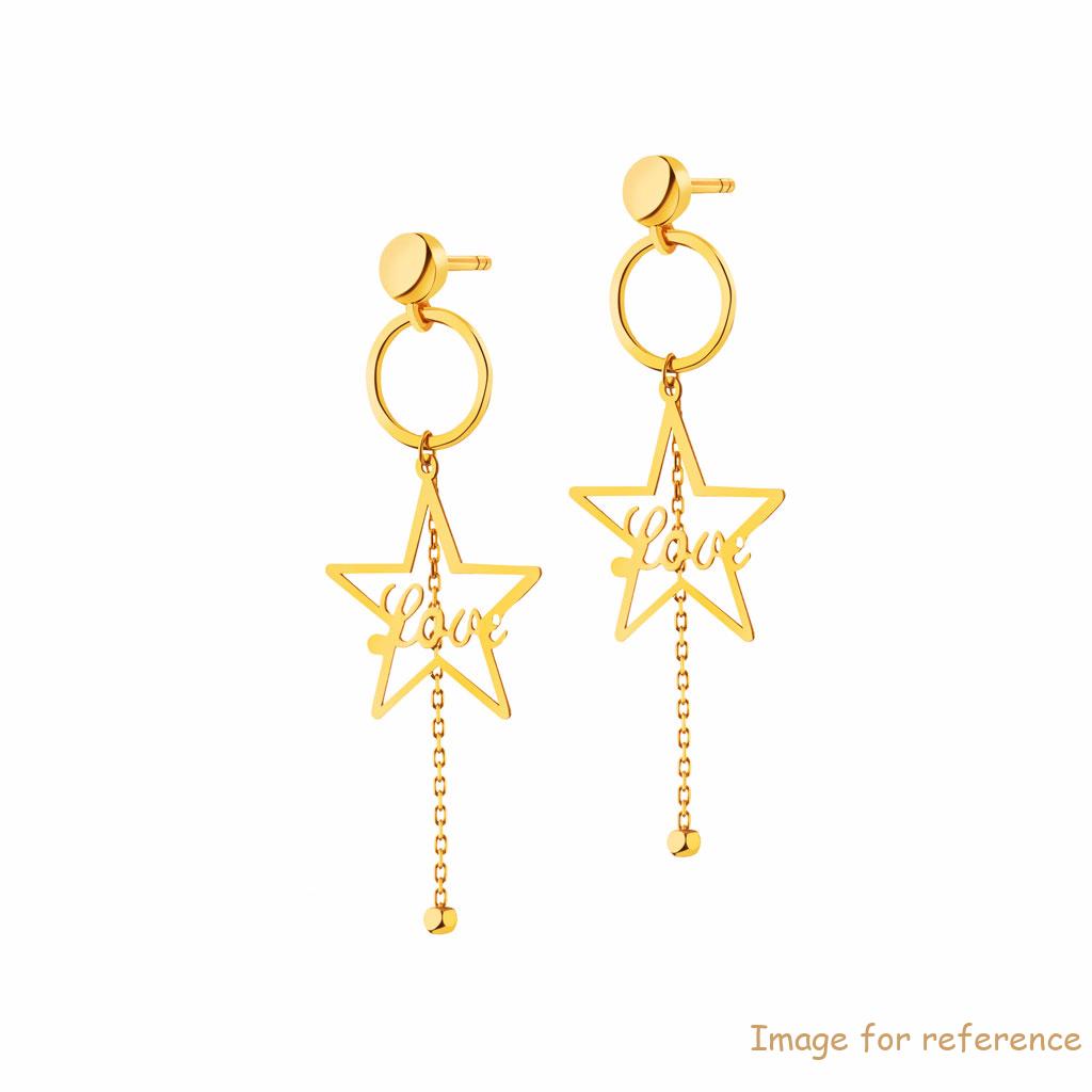 Custom Yellow Gold Earrings women's fine jewelry designer Custom Yellow Gold Earrings women's fine jewelry designer