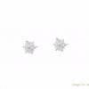 Custom made Sterling Silver Earrings with Cubic Zirconia fine jewelry supplier