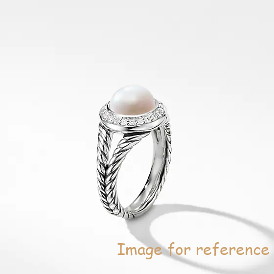 Custom made silver 925 pear ring 18k plated or rhodium silver fine jewelry designer