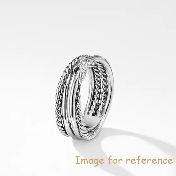 Custom made white gold ring with GAI diamond fine jewelry