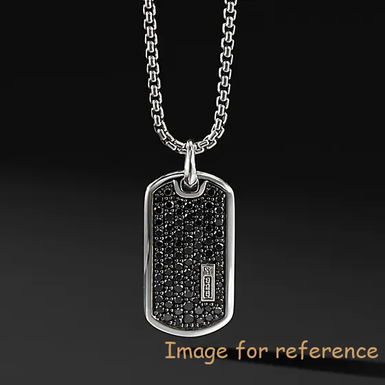 Έθιμο της Ιταλίας 925 STERLING Silver μενταγιόν Κολιέ