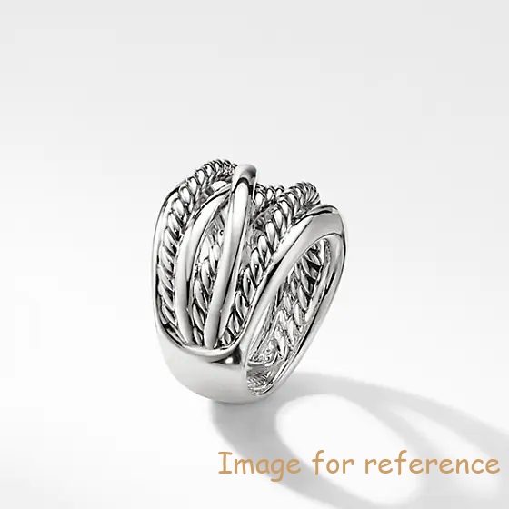 Norwegian wholesale custom sterling silver ring in rhodium plating supplier