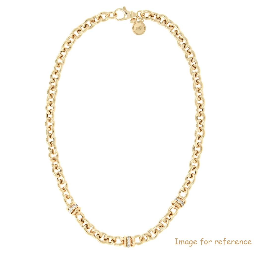 Norwegians 18k gold plated necklace cubic zirconia necklace custom wholesale manufaturer