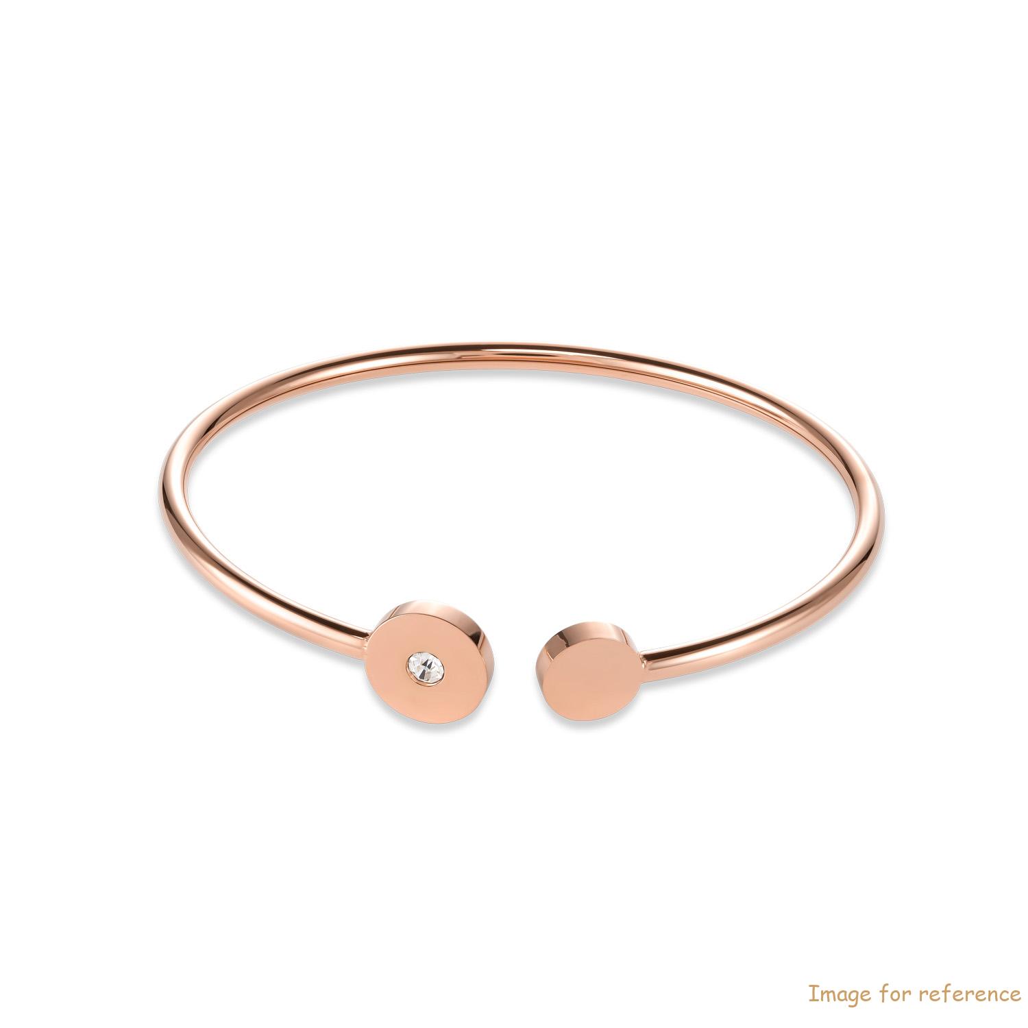 Russia Custom made rose gold 925 sterling silver bangle fashion jewelry OEM manufacturer