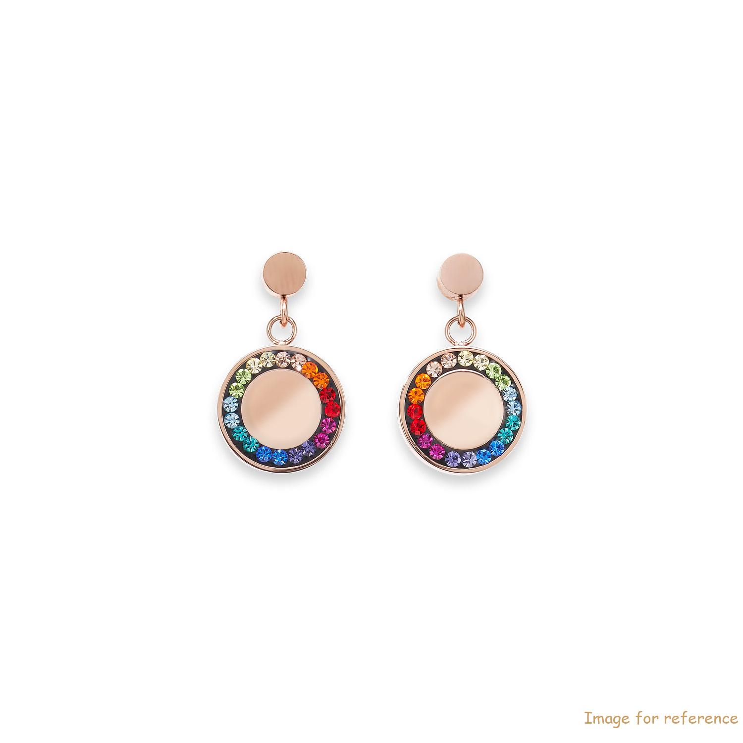 Swede Rose gold earrings 925 Sterling Silver Customized Jewelry supplier