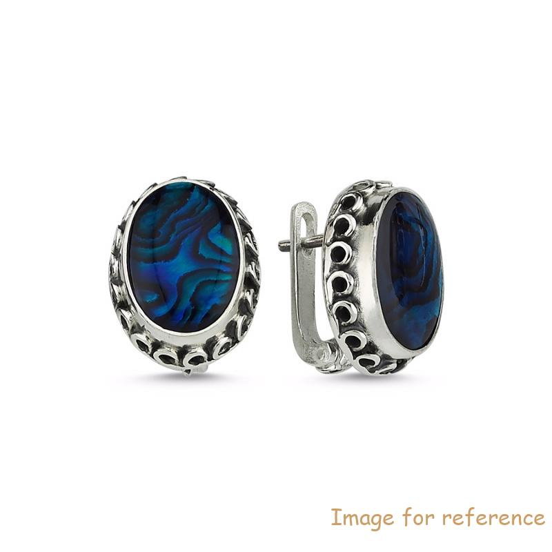 USA platinum plated silver 925 earrings custom wholesaler