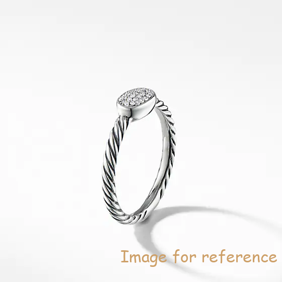 luxembourg rhodium plated 925 sterling silver ring custom wholesaler