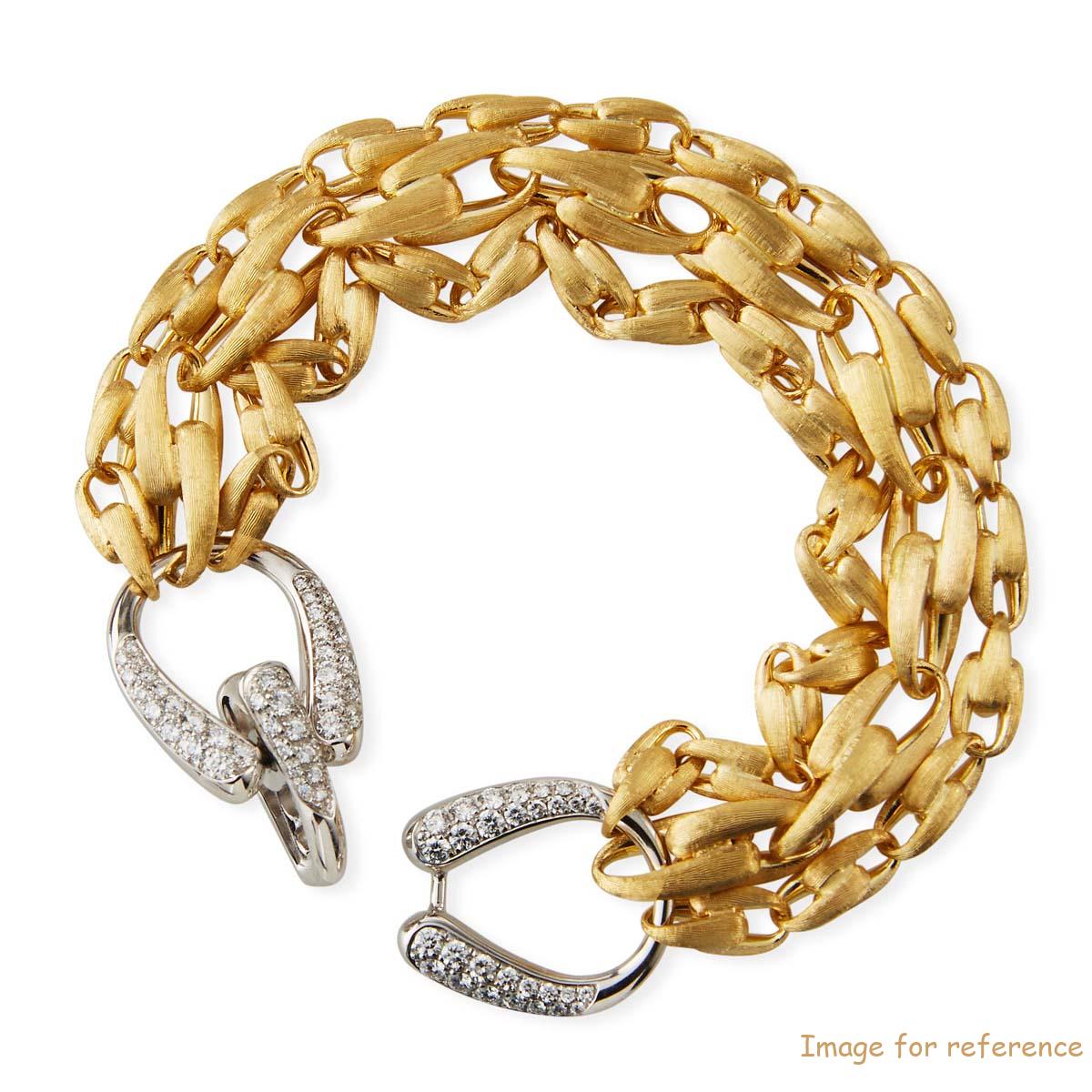 Custom 18k 3-Chain Gold or Silver Bracelet Design High Quality fine jewelry