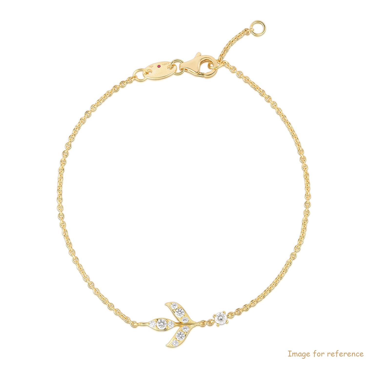 Custom 18k Gold plated Wheat Bracelet sterling silver jewelry supplier